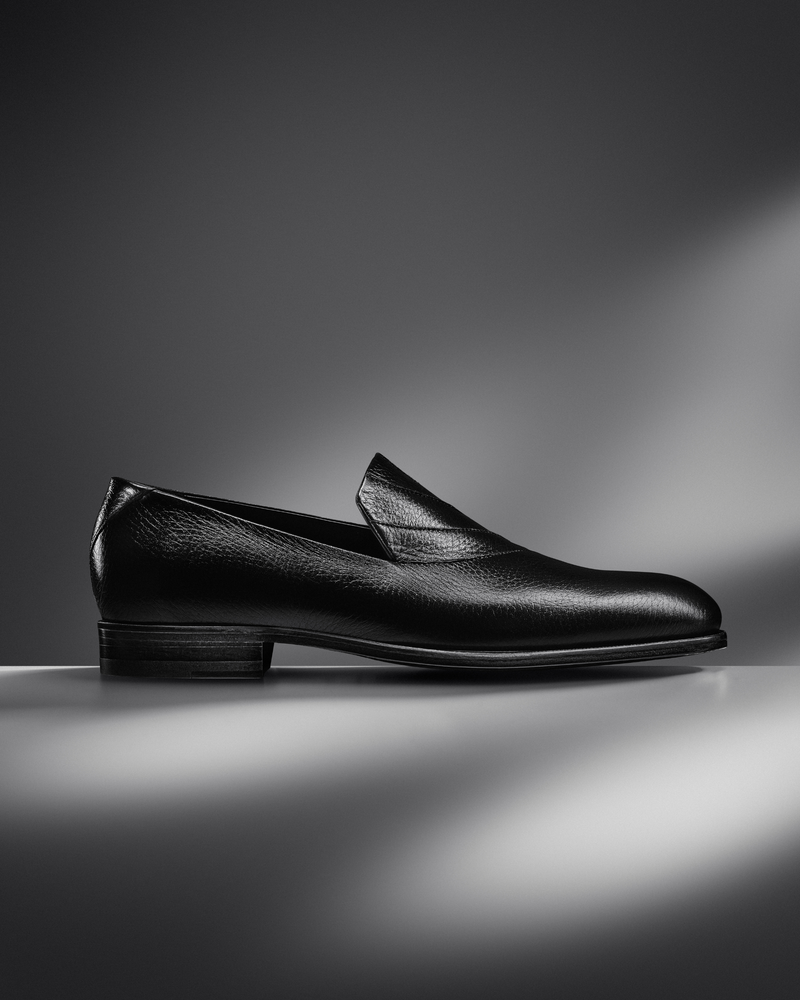 VELATI LOAFER DEERSKIN - Obsidian Fade