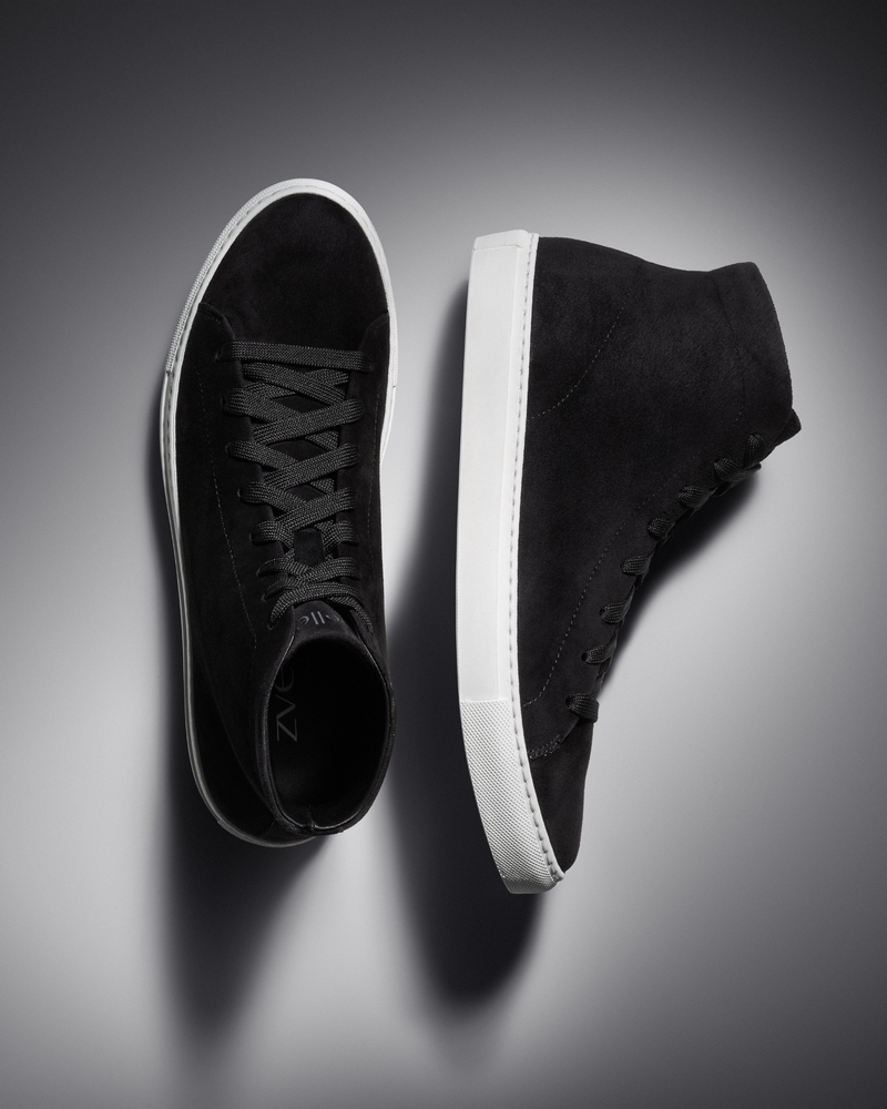 RAY SNEAKER SUEDE - Noir Silk